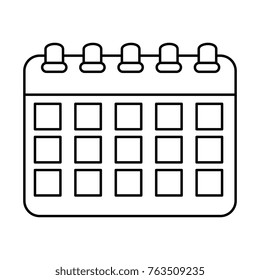 calendar reminder isolated icon