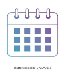 calendar reminder isolated icon