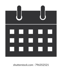 calendar reminder isolated icon