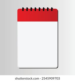 Calendar reminder isolated icon design. Clean and simple vector illustration perfect for scheduling, planning, and event reminders. Features a minimalistic style for versatile use in digital and print