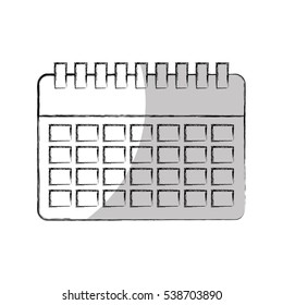 calendar reminder isolated icon vector illustration design