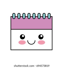 calendar reminder kawaii character