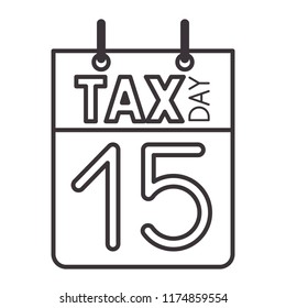 calendar reminder with tax day