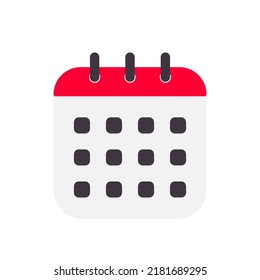 Calendar. Save the date simple illustration