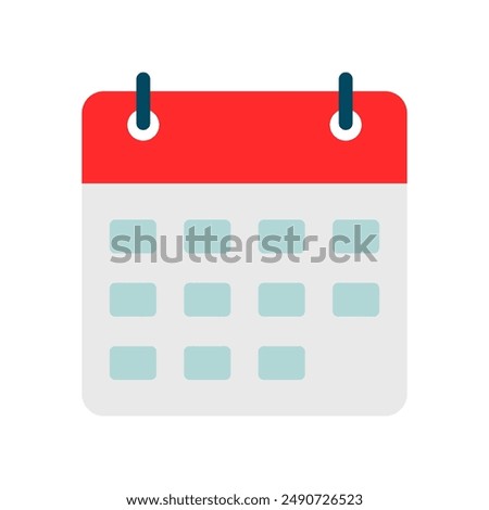 Calendar or schedule for apps and websites and logos