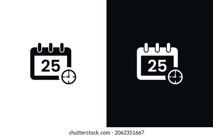 Calendar, schedule and check icon vector for for graphic design, logo, web site, social media, mobile app, ui illustration