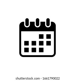 Calendar, Schedule, Date icon vector isolated