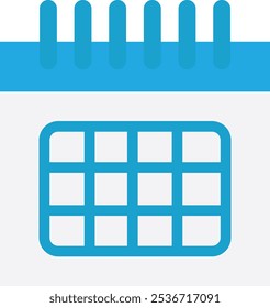 Calendar Schedule Date Icon Vector Flat Illustration