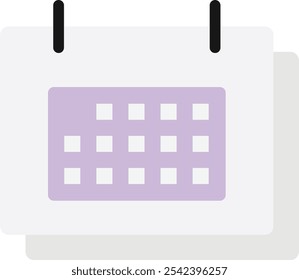 Calendar Schedule Date Icon Vector Flat Illustration