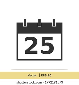Calendar, Schedule, Date Settings, Appointment Icon Illustration. Date Sign Symbol. Vector Icon EPS 10