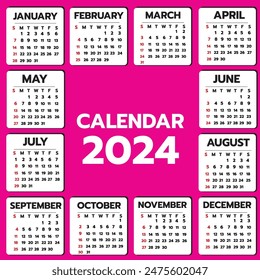 Calendar Schedule Graphic Vector Design