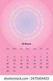 Calendar Schedule Graphic Vector Design
