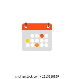 calendar with schedule icon