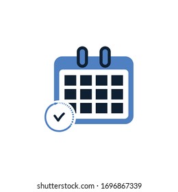Calendar Schedule Icon design vector