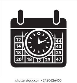 Calendar, schedule icon. Office schedule icon