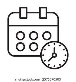  Calendar Schedule Icon for Time Planning