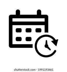 Icono de calendario.recordatorio,plan (ilustración vectorial)