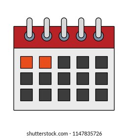 Calendar schedule symbol
