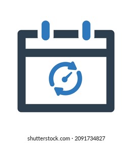 Calendar schedule time icon.(vector illustration)