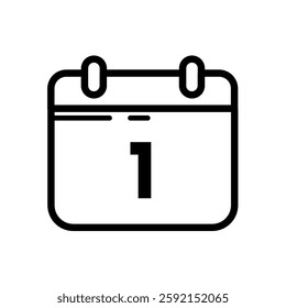 calendar, schedule - vector icon