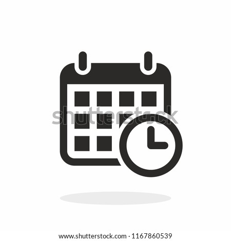 Calendar, schedule vector icon