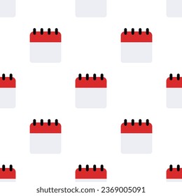 Calendar seamless pattern background .