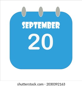 calendar - September days icon illustration isolated vector sign symbol