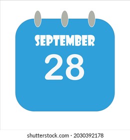 calendar - September days icon illustration isolated vector sign symbol