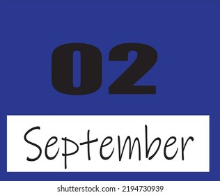 Calendar september vector illustration image clipart