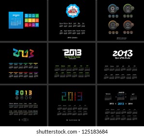 Calendar set ( Set of 9 Quality Calendar )