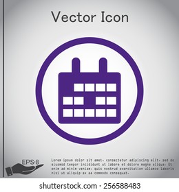 calendar sign
