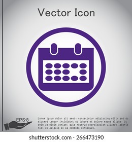 calendar sign