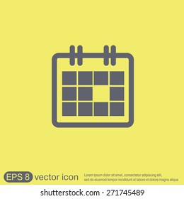 calendar sign