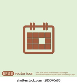 calendar sign