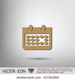 calendar sign