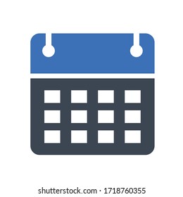 Calendar sign, Calendar icon vector graphic.