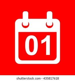 Calendar sign illustration