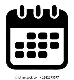 calendar simple icon