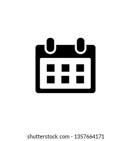 Calendar Simple Icon Stock Vector (Royalty Free) 1357664171 | Shutterstock