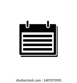 calendar simple icon vector illustration