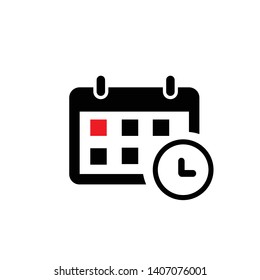 calendar simple icon vector illustration