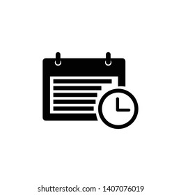 calendar simple icon vector illustration