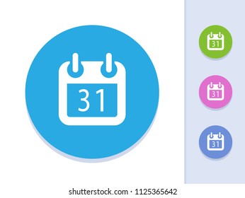 Calendar - Simple Icons. A minimalistic vector icon.