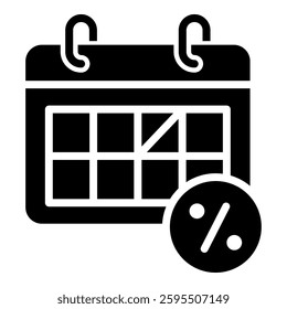 Calendar Simple Vector Icon Collection