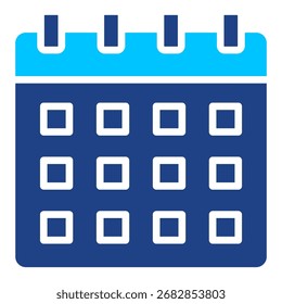 Coleção de Ícones de Vetor Simples do Calendário