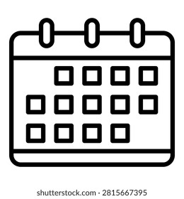 Calendar Simple Vector Icon Collection