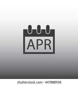 Calendar Single Icon - April