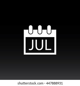 Calendar Single Icon - July