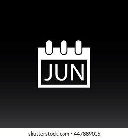 Calendar Single Icon - June
