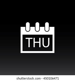 Calendar Single Icon - Thursday